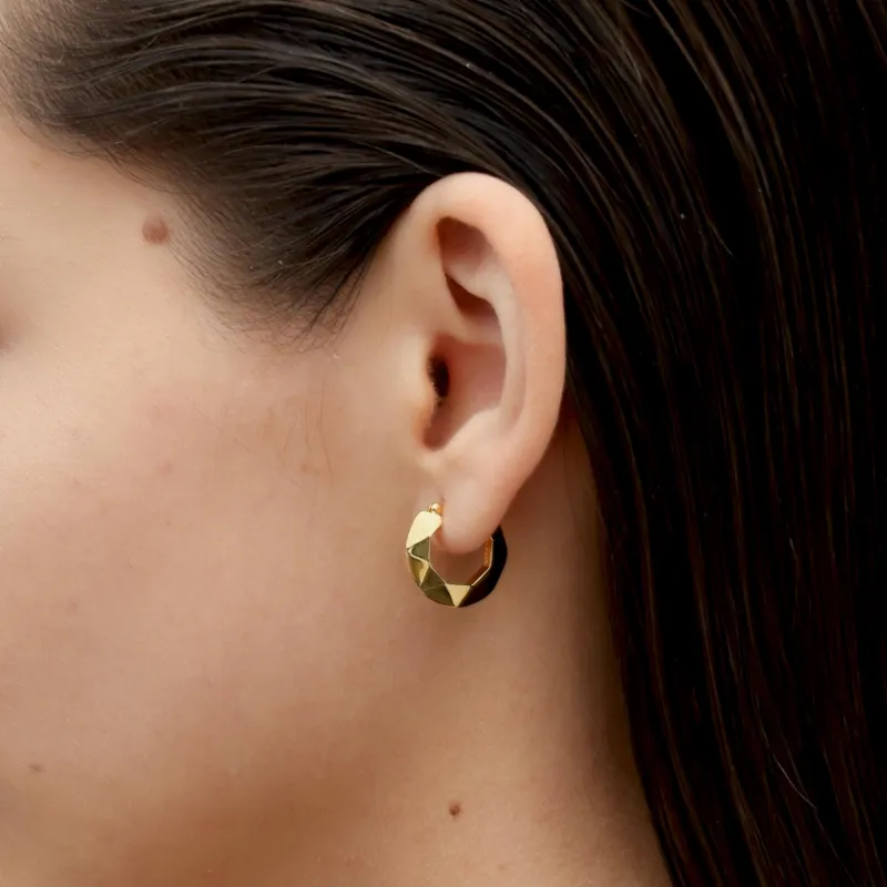 RSNY Gold Plated Copper Earrings Women's-1