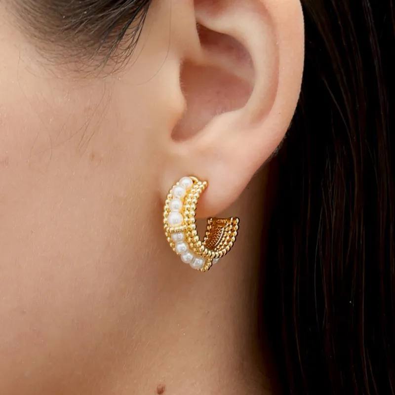 RSNY Gold Plated Copper Earrings Women's-2