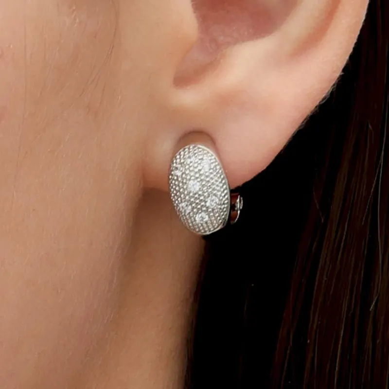 RSNY Rhodium plated Copper Earrings Women's-3