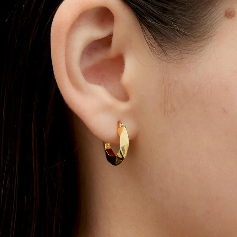 RSNY Gold Plated Copper Earrings Women's-2
