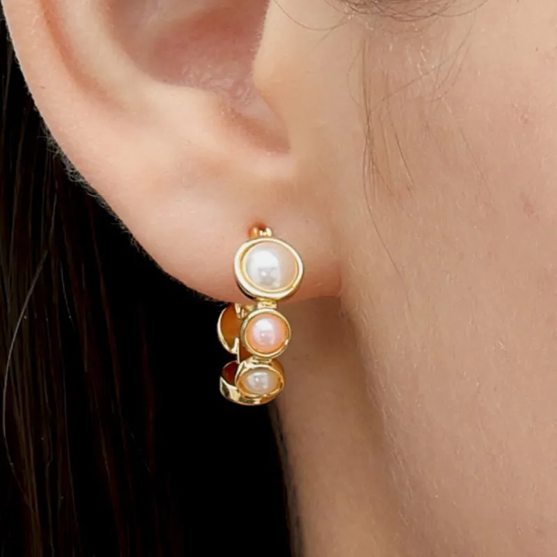 RSNY Gold Plated Copper Earrings Women's-1