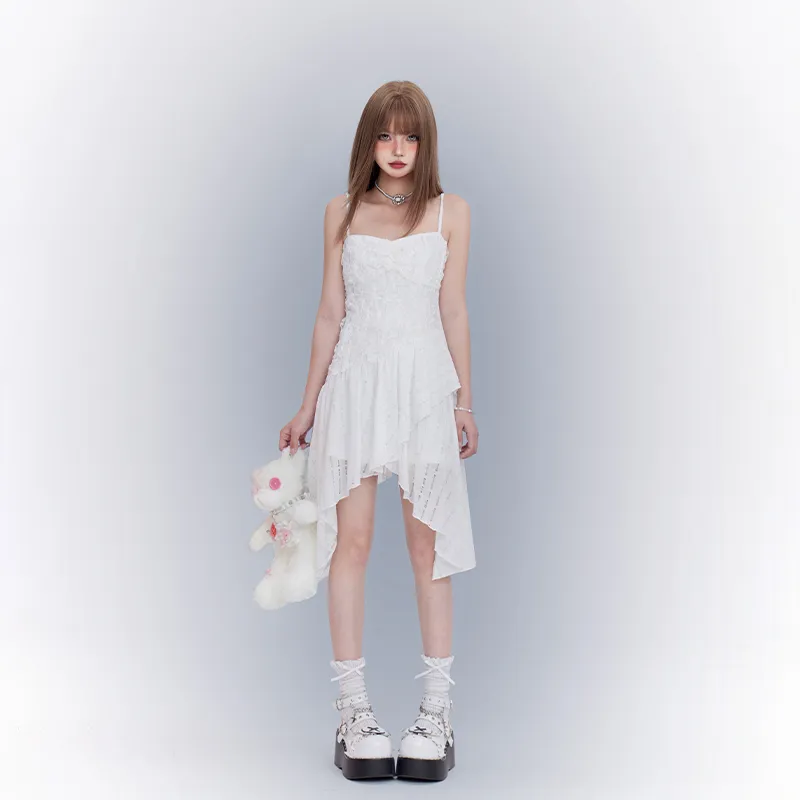 A11·N22 Slip Dresses Women's White-5