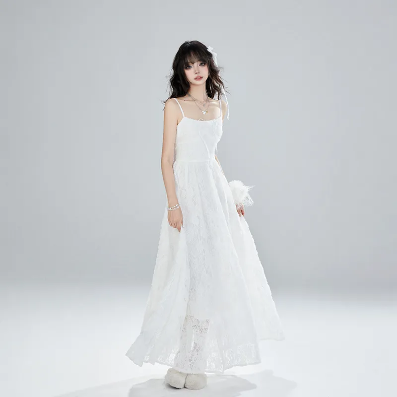 A11·N22 Slip Dresses Women's White-2