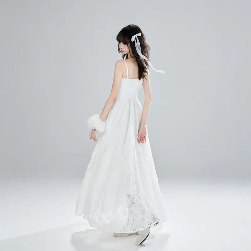 A11·N22 Slip Dresses Women's White-6