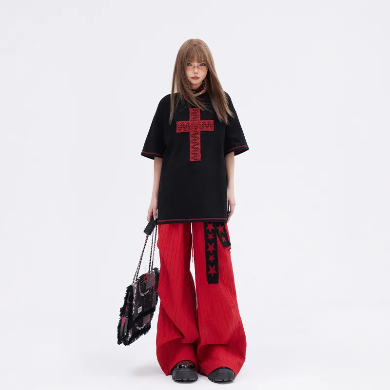 A11·N22 Casual Pants Women's Red-2