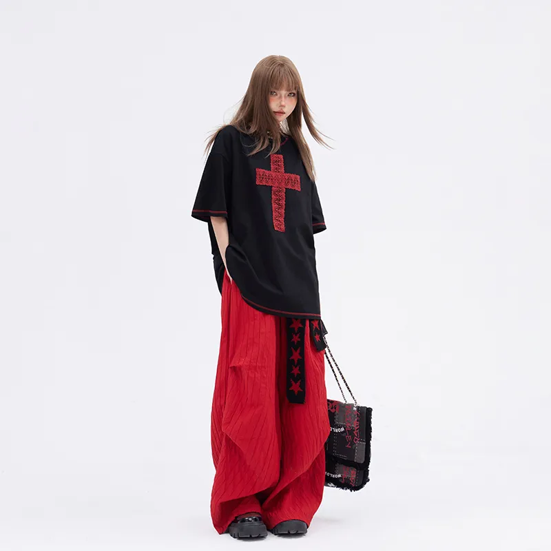A11·N22 Casual Pants Women's Red-4