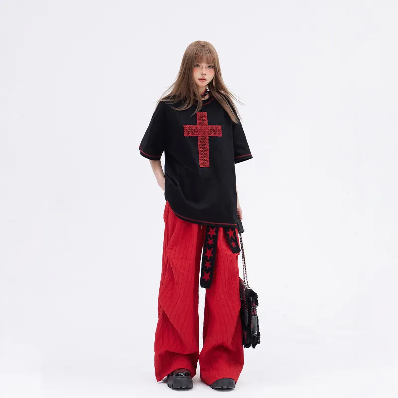 A11·N22 Casual Pants Women's Red-3