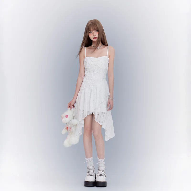 A11·N22 Slip Dresses Women's White-6