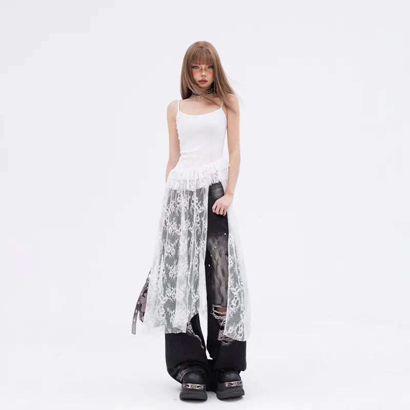 A11·N22 Slip Dresses Women's White-5