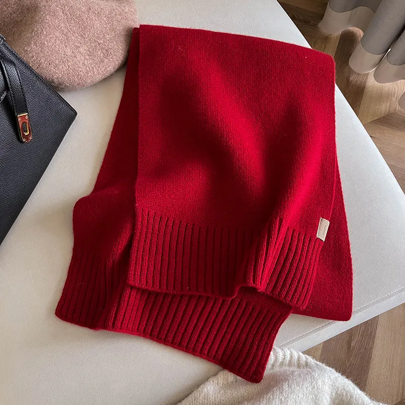 MITHAOL KUSC Wool Knit Scarves Women's-1