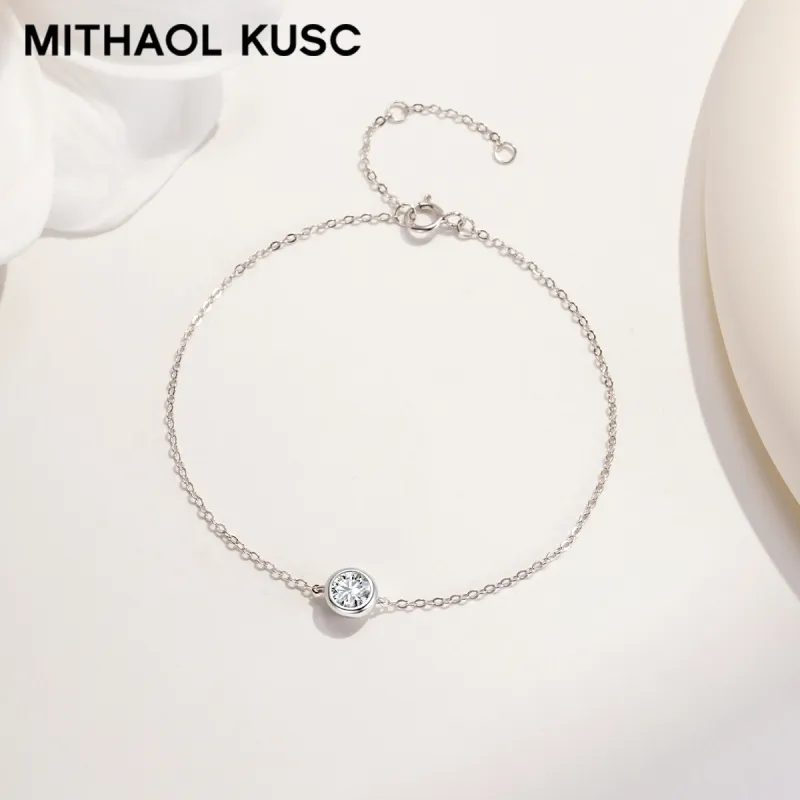 MITHAOL KUSC S925 Silver/18k Gold Bracelets Women's-4
