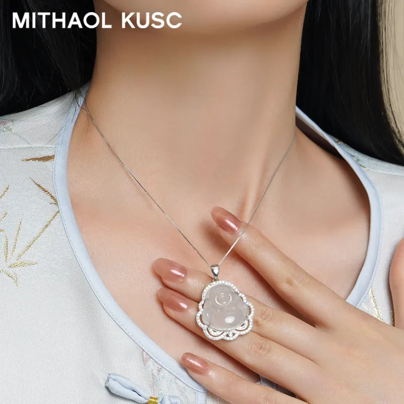 MITHAOL KUSC Chalcedony Necklaces Women's-2