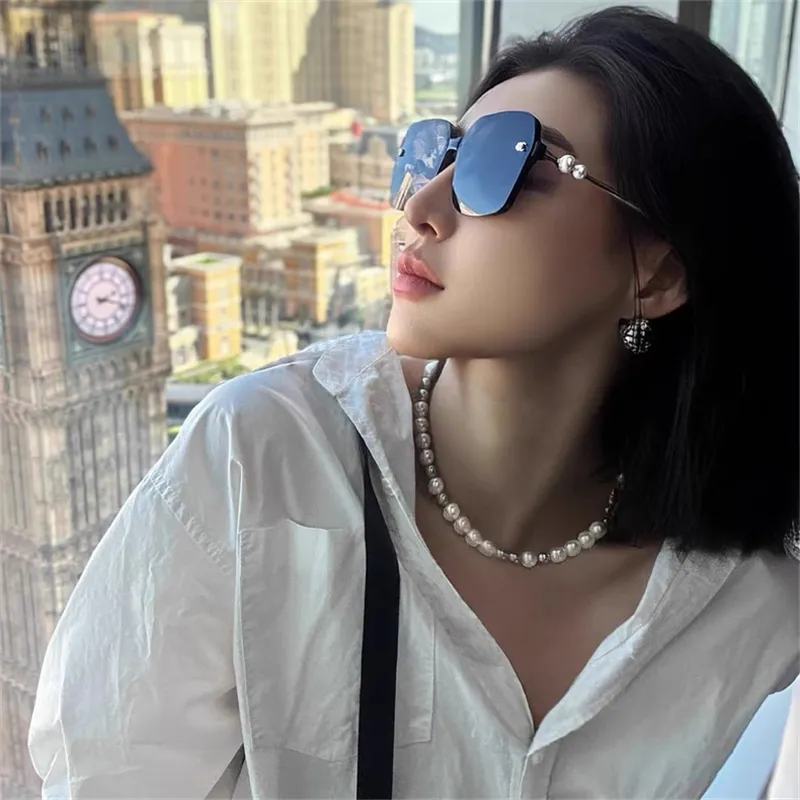 MITHAOL KUSC Metal Square Sunglasses Unisex-3