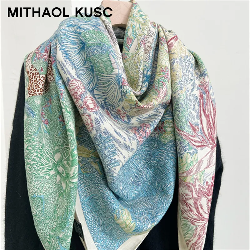 MITHAOL KUSC Silk Scarves Women's-6