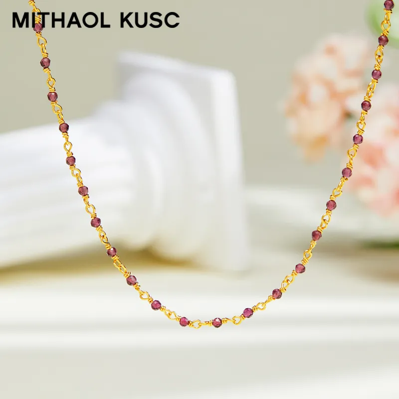MITHAOL KUSC 925 Sterling Silver Necklaces Women's-13
