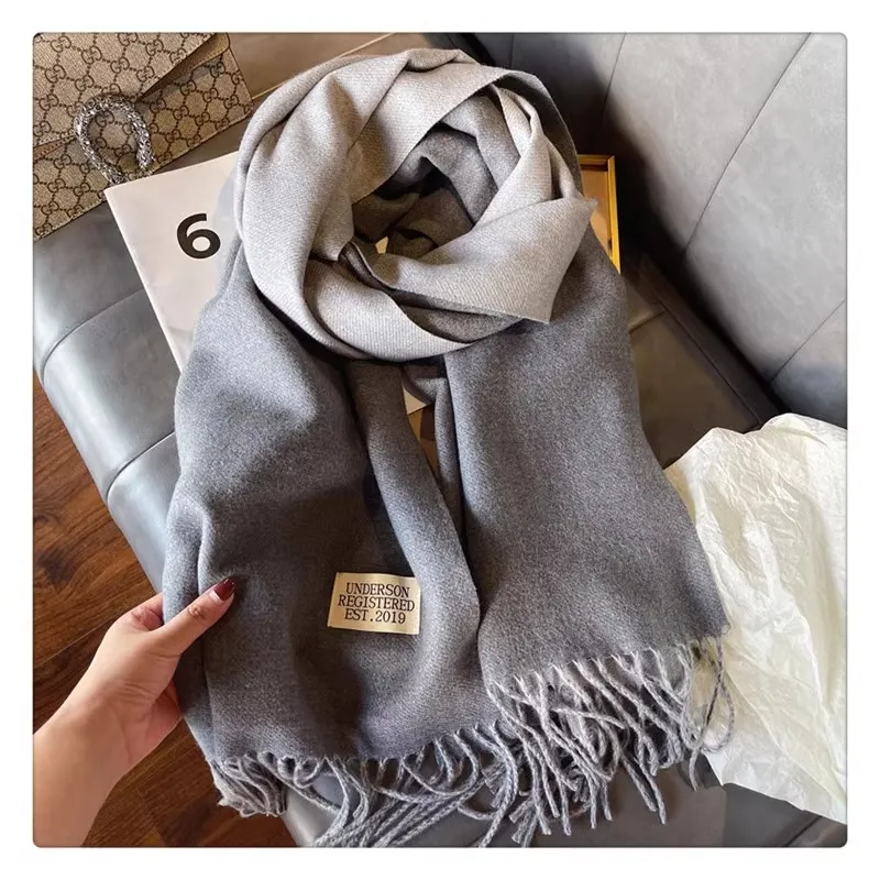MITHAOL KUSC Polyester Knit Scarves Women's-5