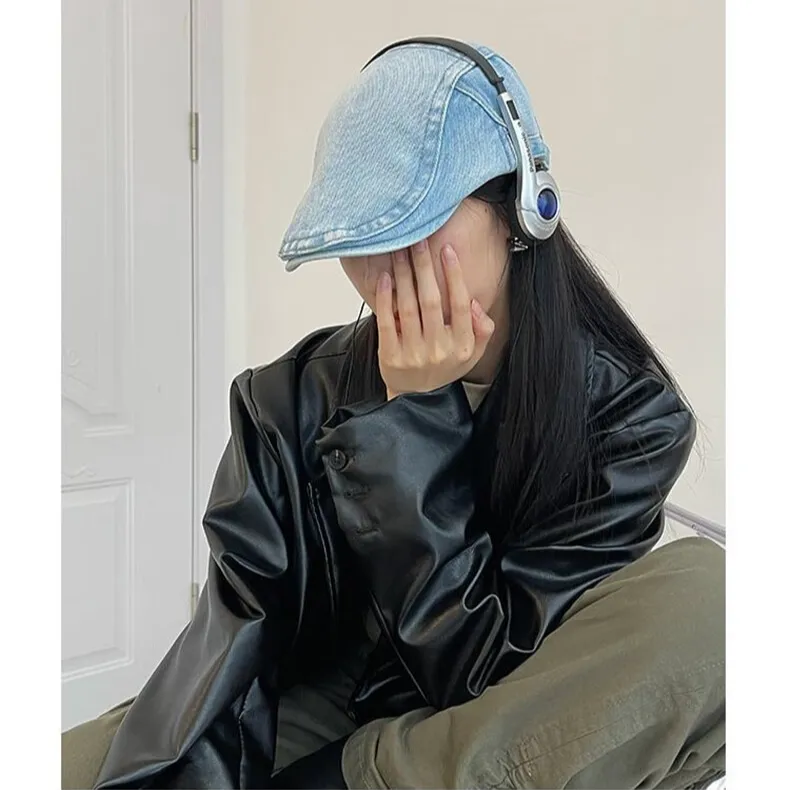 MITHAOL KUSC Polyester Berets Women's-4