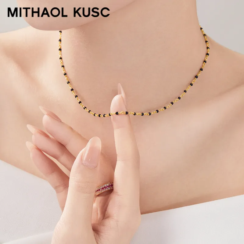 MITHAOL KUSC 925 Sterling Silver Necklaces Women's-9