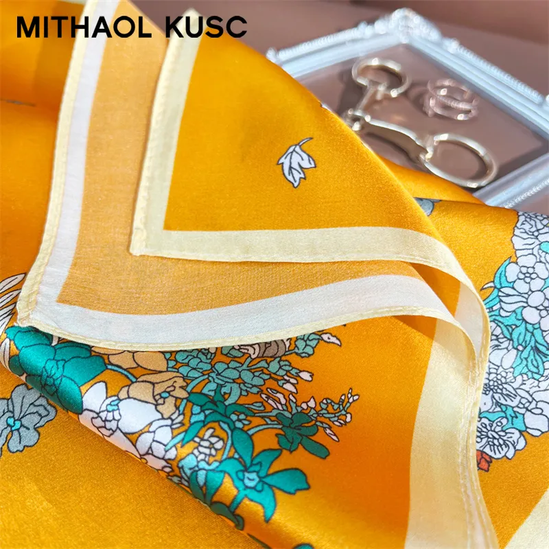MITHAOL KUSC Silk Scarves Women's-9