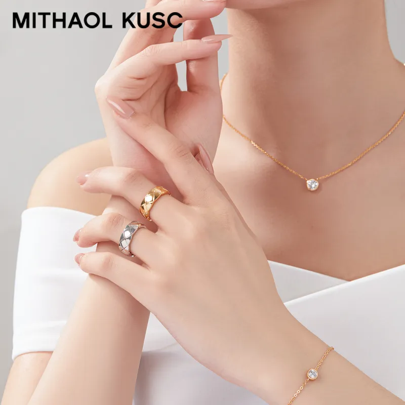 MITHAOL KUSC 925 Sterling Silver Rings Women's-1