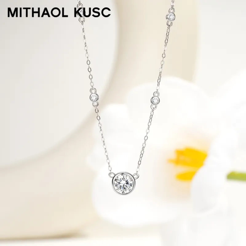 MITHAOL KUSC 925 Sterling Silver Necklaces Women's-1