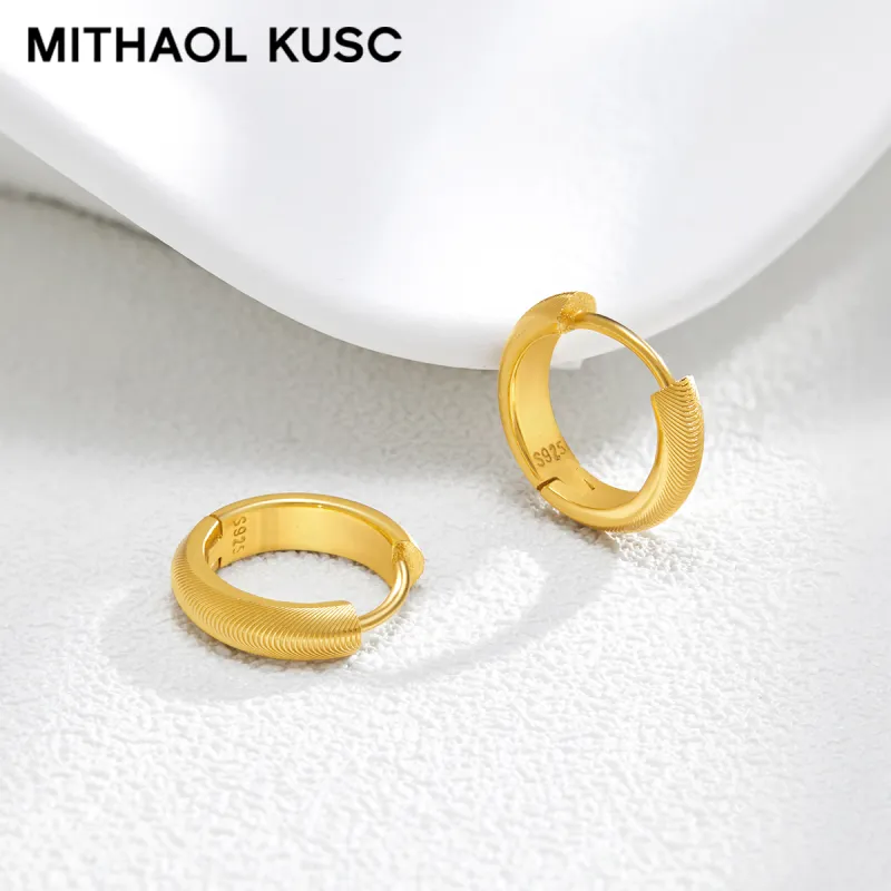 MITHAOL KUSC 925 Sterling Silver Earrings Women's-2