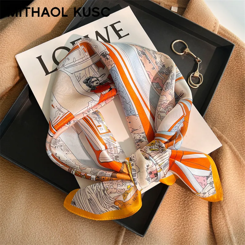 MITHAOL KUSC Silk Scarves Women's-1