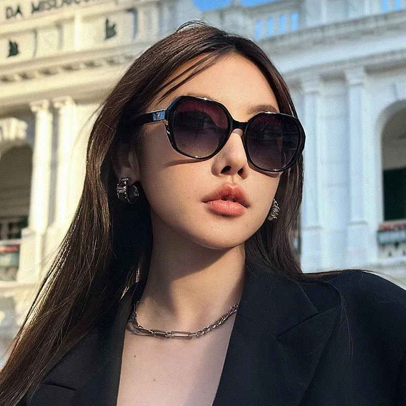 MITHAOL KUSC Metal Irregular Shape Sunglasses Unisex-3