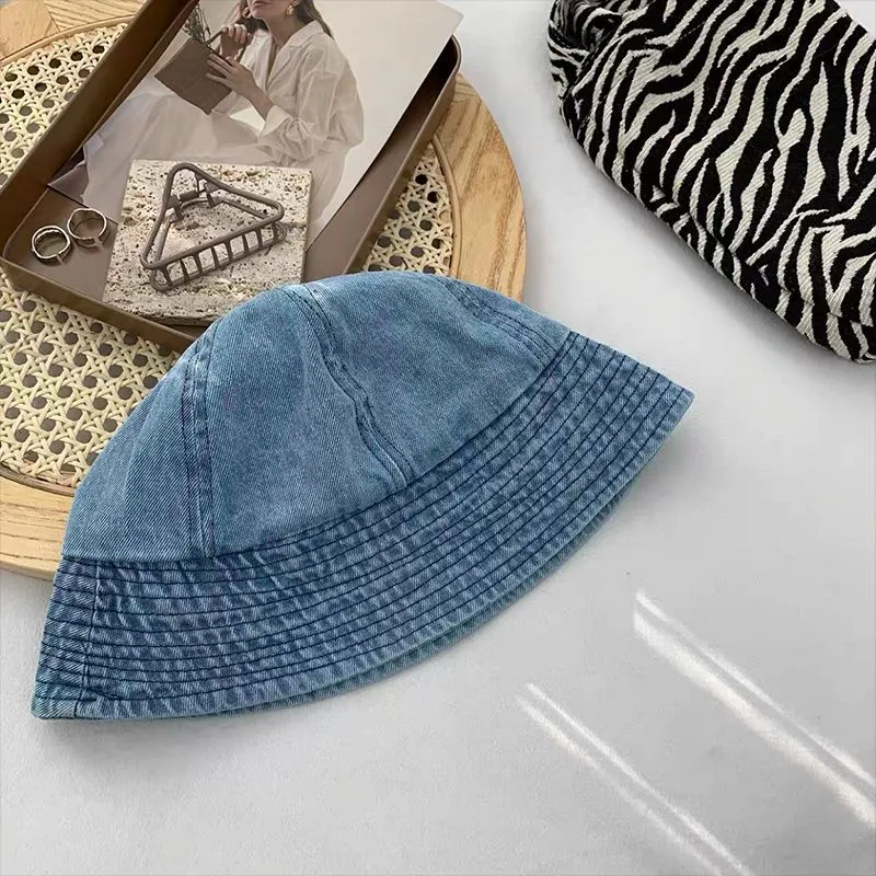MITHAOL KUSC Denim Bucket Hats Women's-2