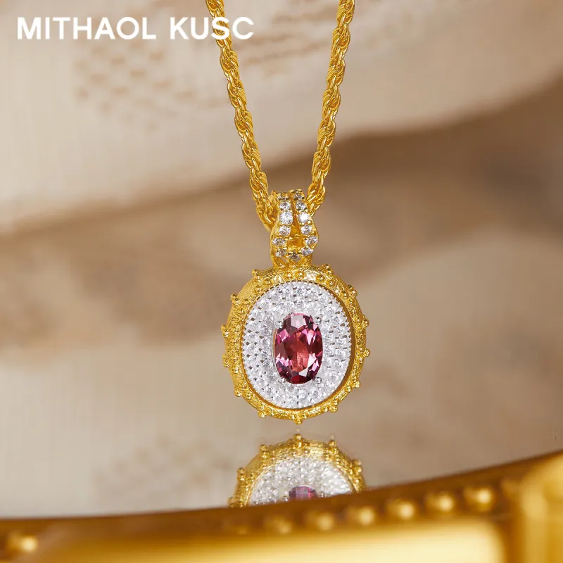 MITHAOL KUSC S925 Silver Necklaces Women's-1