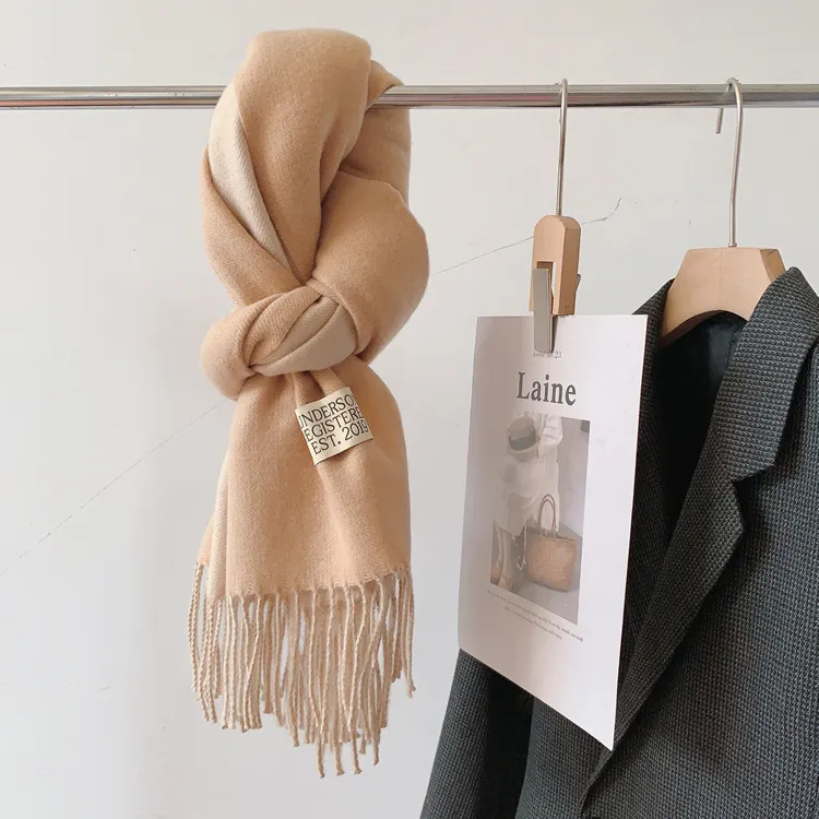 MITHAOL KUSC Polyester Knit Scarves Women's-2