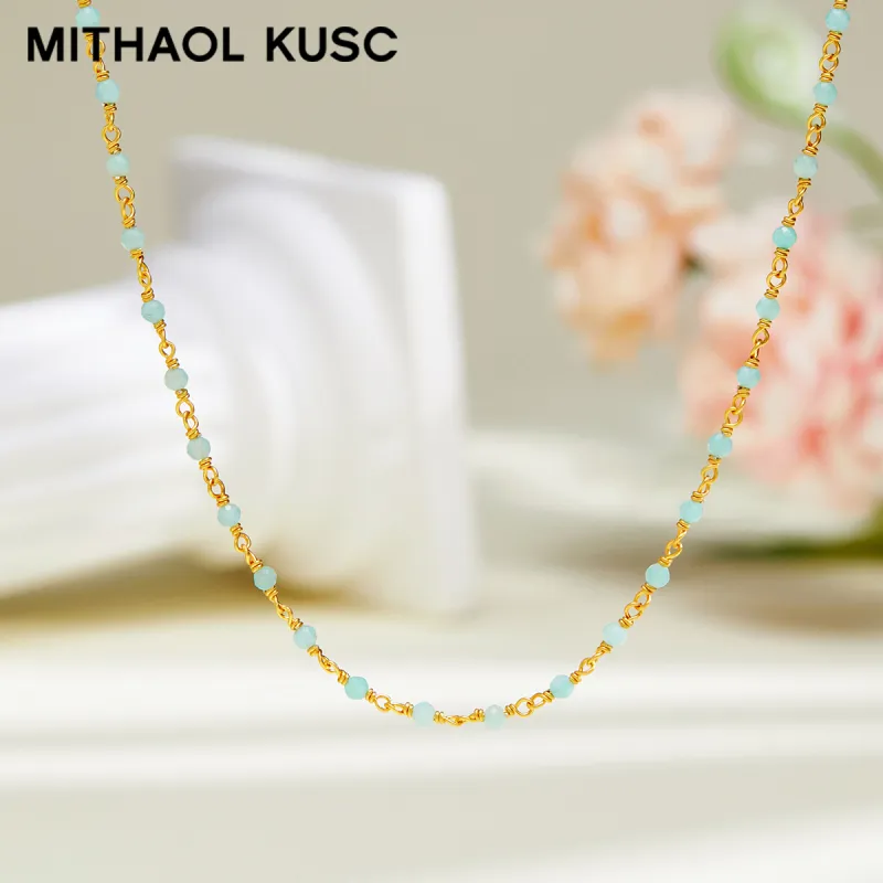 MITHAOL KUSC 925 Sterling Silver Necklaces Women's-1