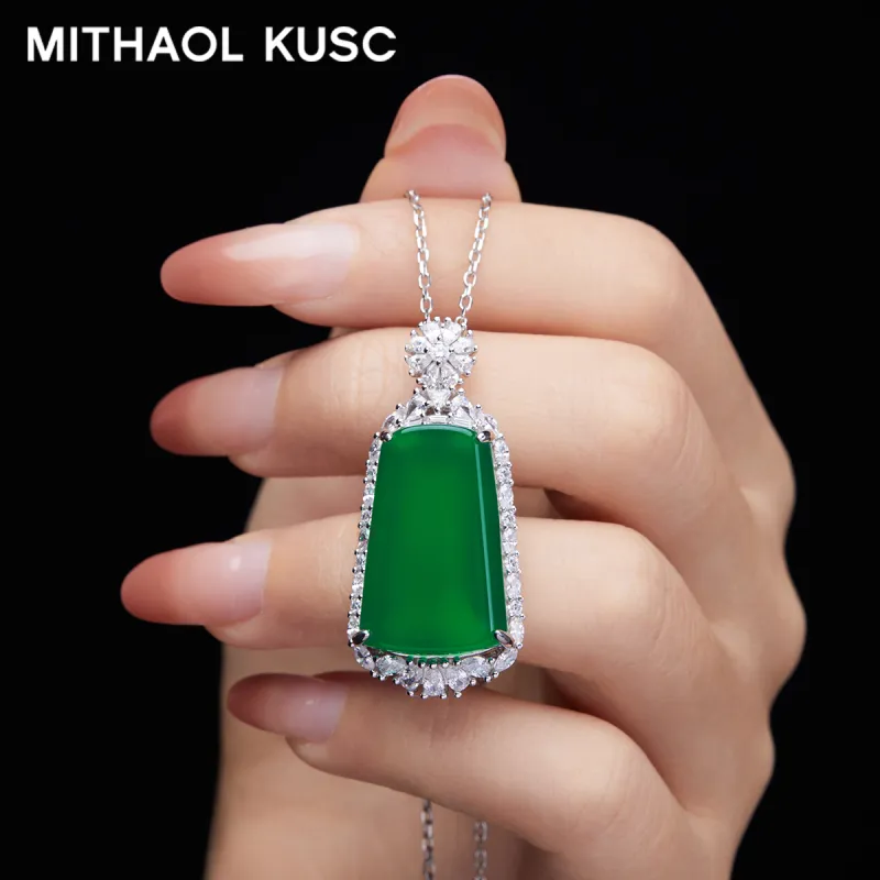 MITHAOL KUSC Chalcedony Necklaces Women's-1