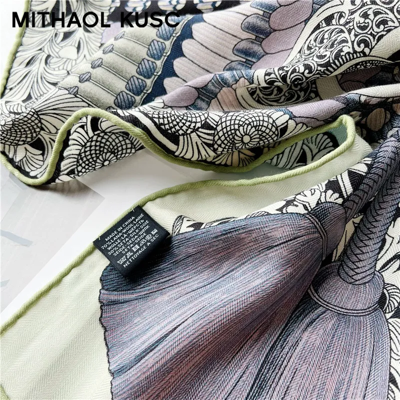 MITHAOL KUSC Silk Scarves Women's-20