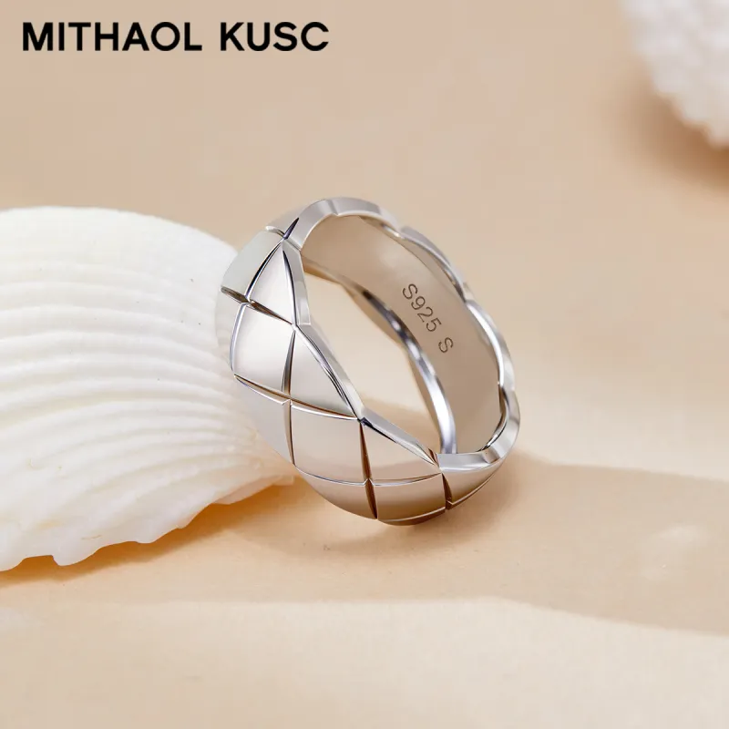 MITHAOL KUSC 925 Sterling Silver Rings Women's-9