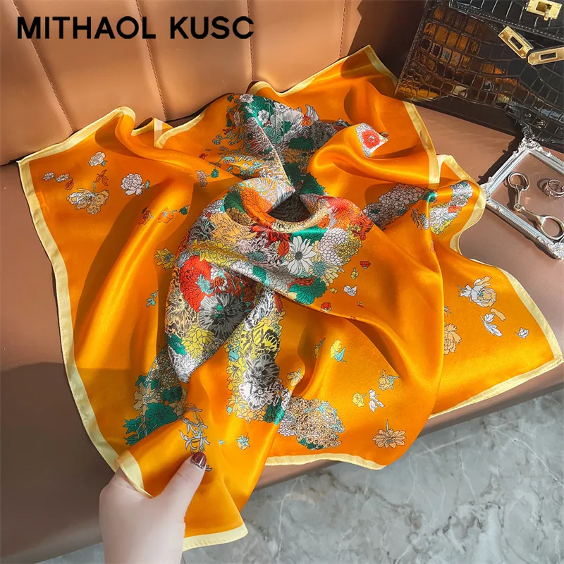 MITHAOL KUSC Silk Scarves Women's-8