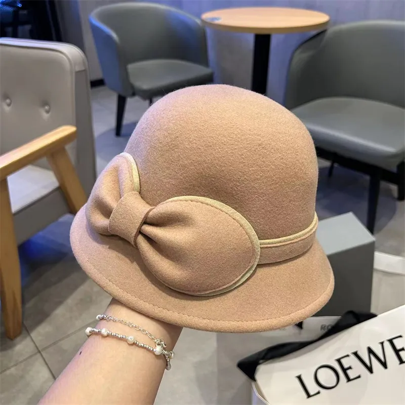 MITHAOL KUSC Wool Bucket Hats Women's-4