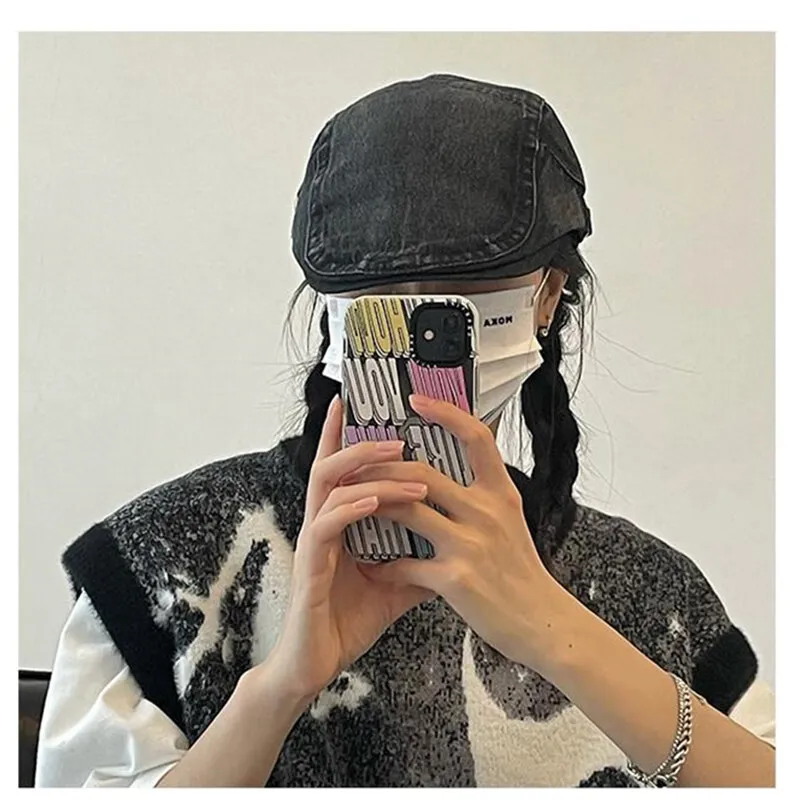 MITHAOL KUSC Polyester Berets Women's-8