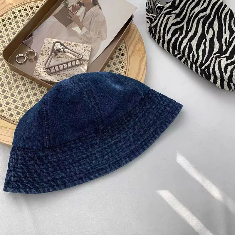 MITHAOL KUSC Denim Bucket Hats Women's-4