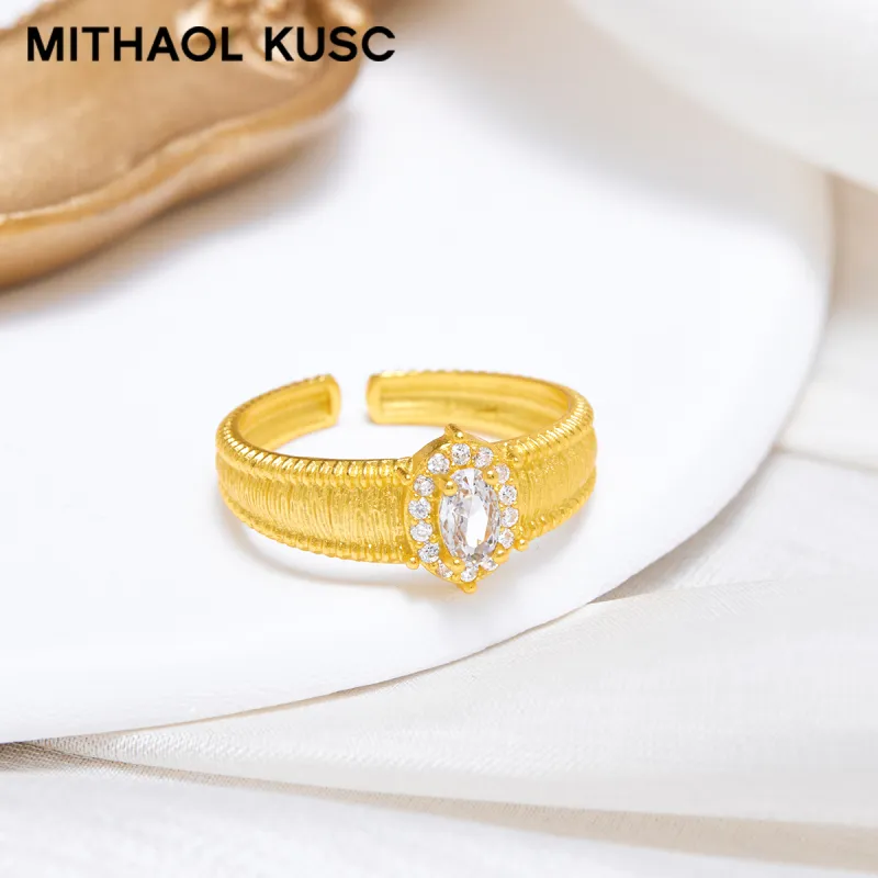 MITHAOL KUSC 925 Sterling Silver Rings Women's-12