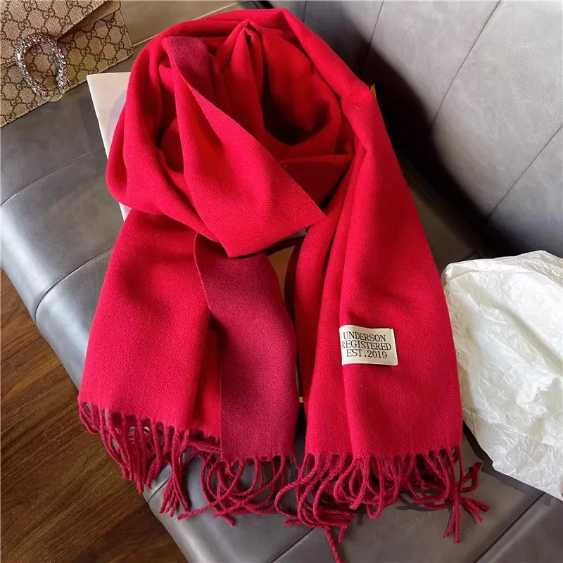 MITHAOL KUSC Polyester Knit Scarves Women's-16
