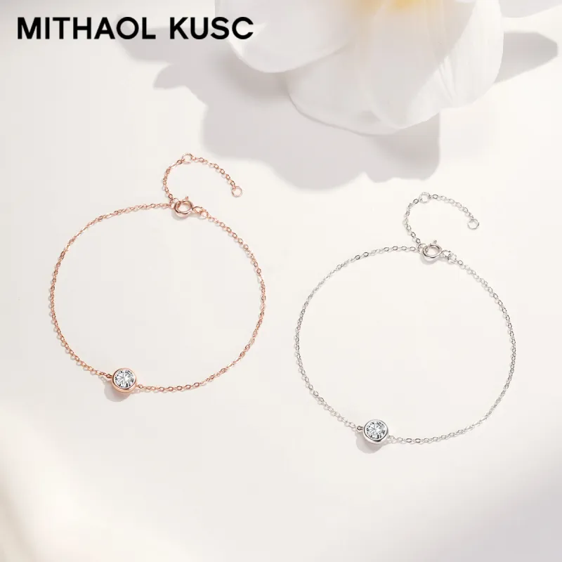 MITHAOL KUSC S925 Silver/18k Gold Bracelets Women's-3