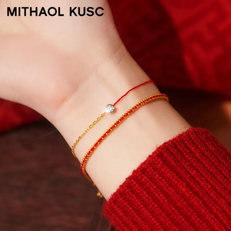 MITHAOL KUSC S925 Silver Bracelets Women's-2