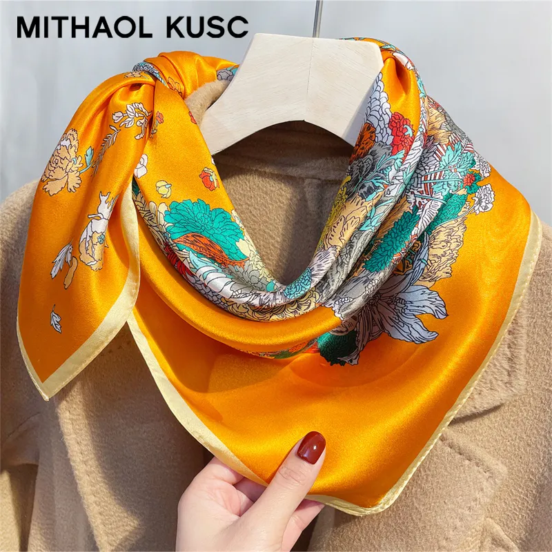 MITHAOL KUSC Silk Scarves Women's-7