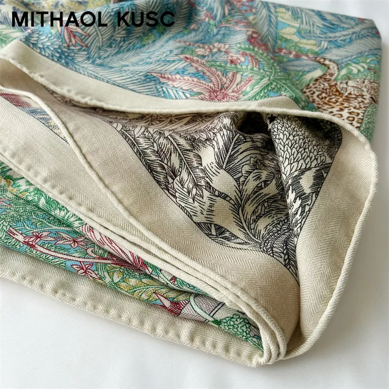 MITHAOL KUSC Silk Scarves Women's-10