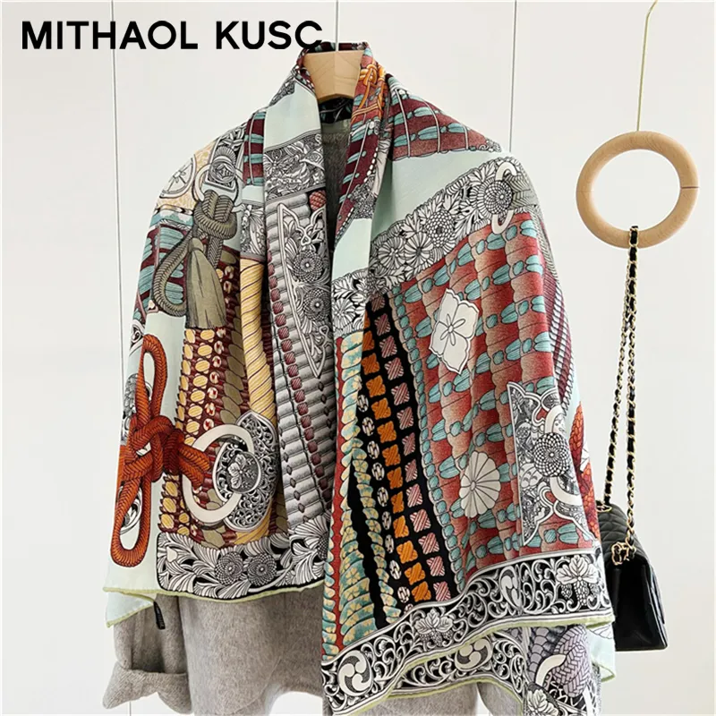 MITHAOL KUSC Silk Scarves Women's-9