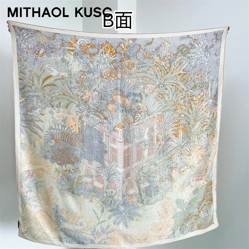 MITHAOL KUSC Silk Scarves Women's-17