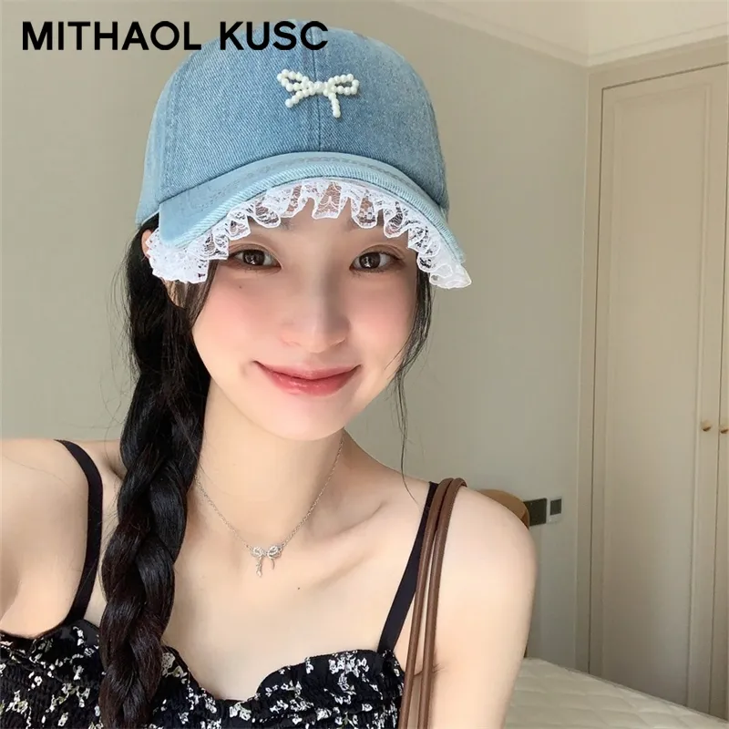 MITHAOL KUSC Denim Baseball Caps Unisex-9
