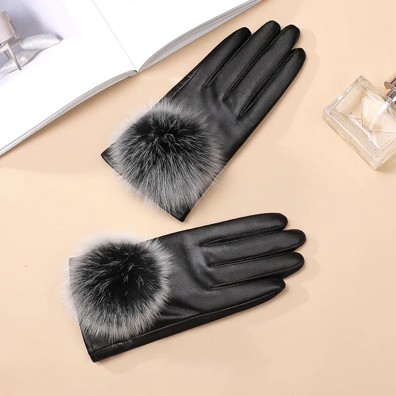 MITHAOL KUSC Sheepskin Gloves Women's-4