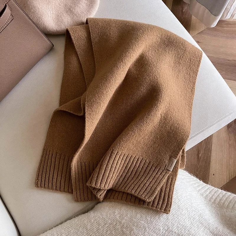 MITHAOL KUSC Wool Knit Scarves Women's-7